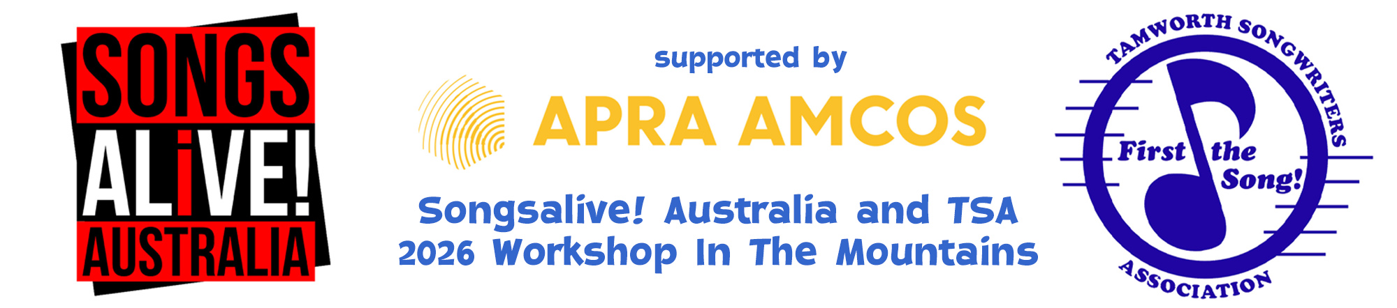 Songsalive! Australia and Tamworth Songwriters Association Workshop in the Mountains 2024